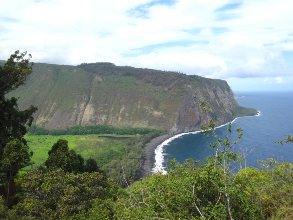 Hidden valley with a black sand beach.  You can't get down there without a special vehicle; the easiest way is actually to hike.